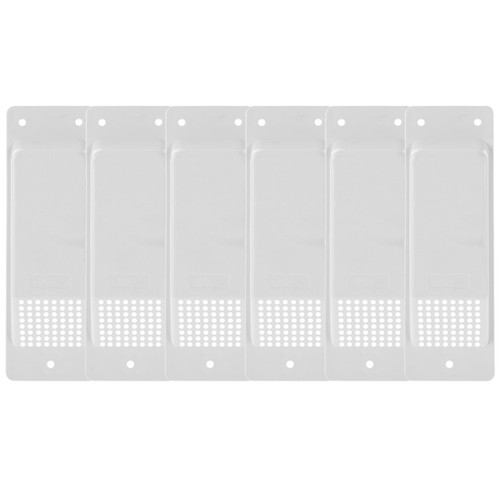 6pcs reusable white shipping - 6pcs,